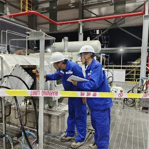 蕪湖液化天然氣接收站BOG高壓縮機A48小時空氣負(fù)荷成功駕駛(圖2)