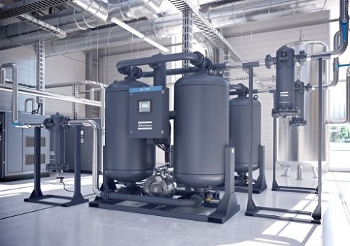 儲氣罐、干燥機和過濾器主要用于空氣壓縮機的后處理設備(圖3)