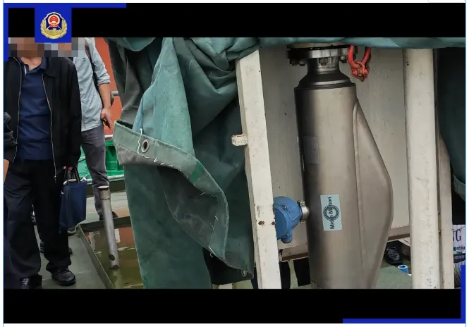 用空壓機(jī)作案，抓獲60余人，查扣船只4艘(圖3)