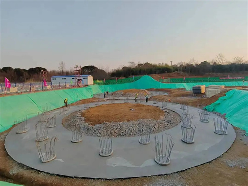 金壇鹽穴壓縮空氣儲(chǔ)能發(fā)電二期工程2號(hào)主廠第一方混凝土(圖2)