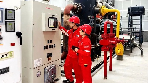 重慶氣礦在大竹作業(yè)區(qū)安裝1490千瓦分體式天然氣壓縮機組(圖1)