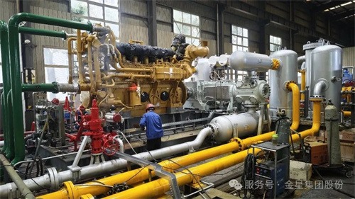 金星集團(tuán)有限公司開發(fā)制造重型大功率燃燒驅(qū)動(dòng)活塞壓縮機(jī)(圖2)