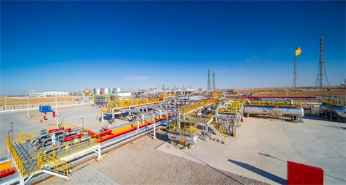 阿姆河B區(qū)中部氣田增壓工程四臺(tái)濟(jì)柴動(dòng)力公司4兆瓦抗硫壓縮機(jī)組(圖1)