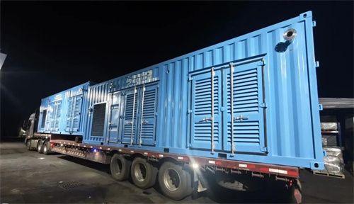 三臺(tái)薩震高端定制人工智能智能集裝箱空氣壓縮站下線(圖3)
