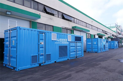 三臺(tái)薩震高端定制人工智能智能集裝箱空氣壓縮站下線(圖2)
