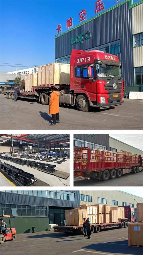 100多套螺桿式空氣壓縮機批量出口歐洲(圖1)