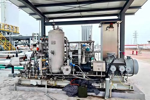 乙烷BOG螺桿壓縮機一次性投產(chǎn)成功(圖1)